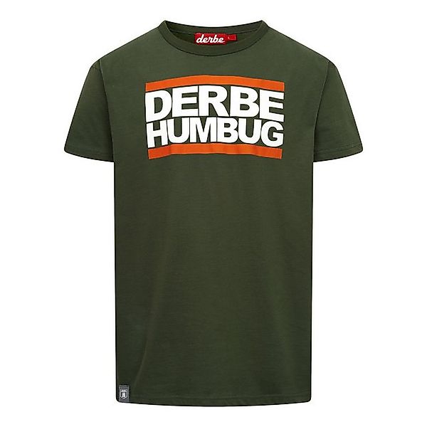 Derbe T-Shirt Humbug mit Schriftzug auf Vorderseite günstig online kaufen