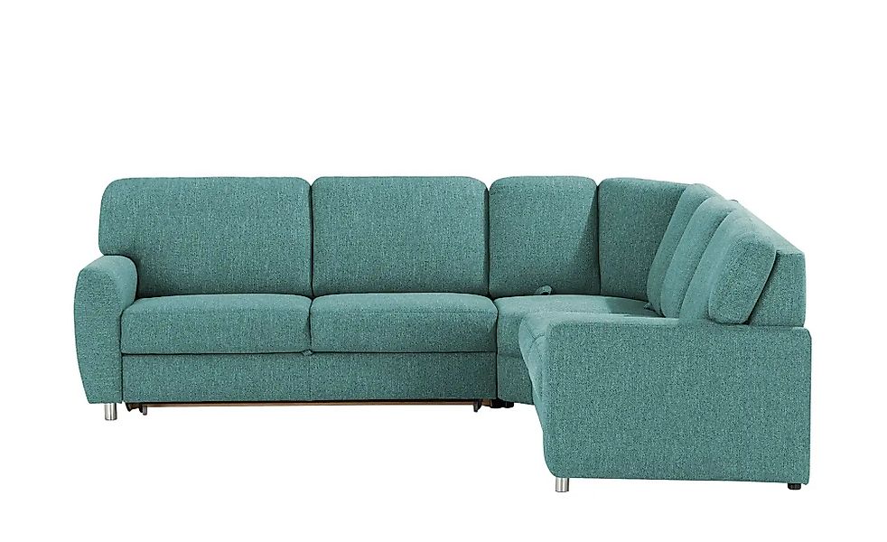 smart Ecksofa  Valencia ¦ türkis/petrol ¦ Maße (cm): B: 270 H: 90 T: 240.0 günstig online kaufen