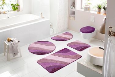 my home Badematte "Josie, Badvorleger, Badezimmer Teppich" Höhe 20 mm rutsc günstig online kaufen