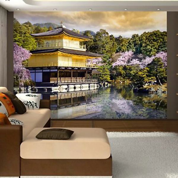 artgeist Fototapete Japanische Landschaft mehrfarbig Gr. 300 x 210 günstig online kaufen