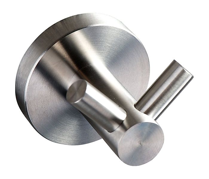 Ambrosya Doppelhaken Handtuchhalter aus Edelstahl - Handtuchhaken Wandhaken günstig online kaufen