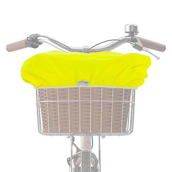 ECENCE Fahrradkorb 1x Fahrradkorb Regenschutz Gelb günstig online kaufen