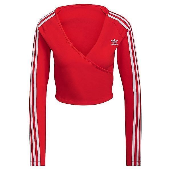 Adidas Originals Adicolor Langarm-t-shirt 36 Vivid Red günstig online kaufen