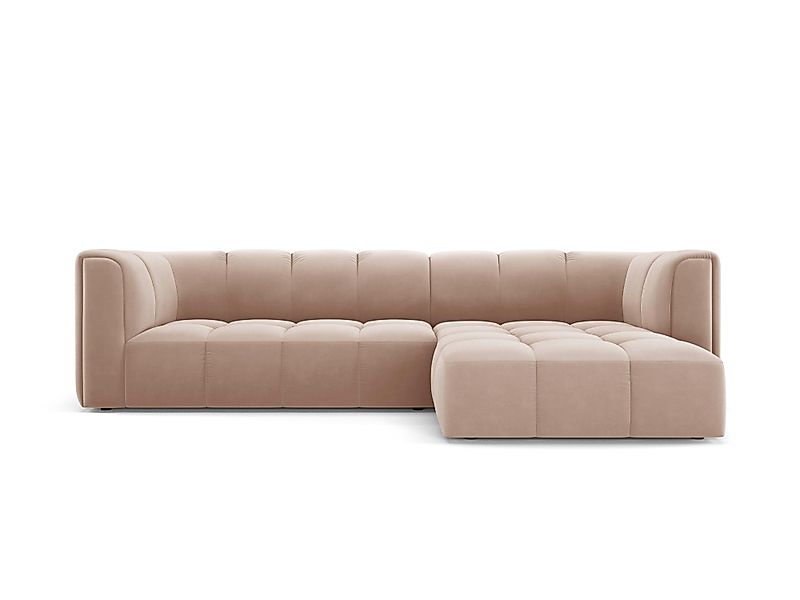Milo Casa | Ecksofa Francesca Samt rechts 3-Sitzer günstig online kaufen