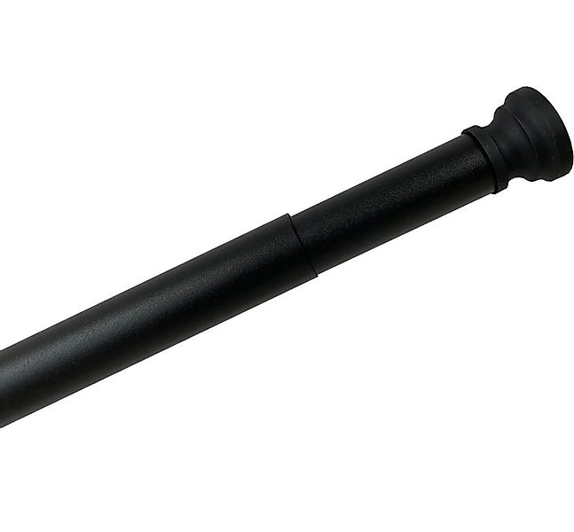 Ekershop Duschvorhangstange Alu Schwarz Matt Duschstange 140 - 250 cm Teles günstig online kaufen