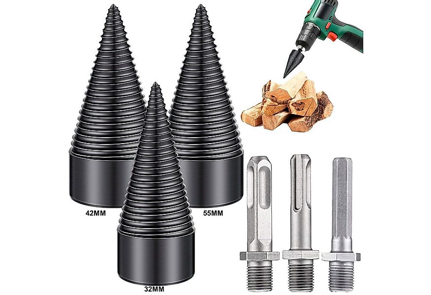 HEYHIPPO Holzspalter Holzspaltbohrer,6-teiliges Holzspalter-Bohrerset für H günstig online kaufen