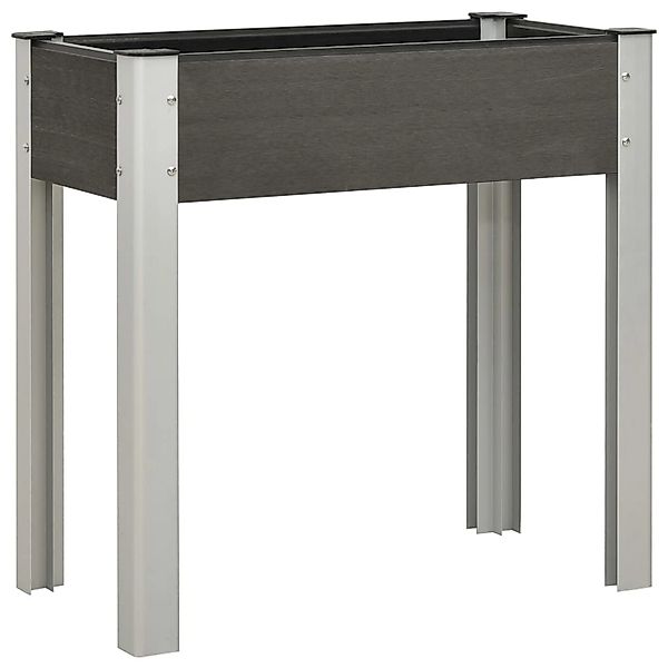 vidaXL Garten-Hochbeet 75x40x75 cm WPC Grau 598603 günstig online kaufen