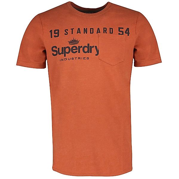 Superdry Core Logo Ac Pocket Kurzärmeliges T-shirt S Dark Spiced Orange Mar günstig online kaufen