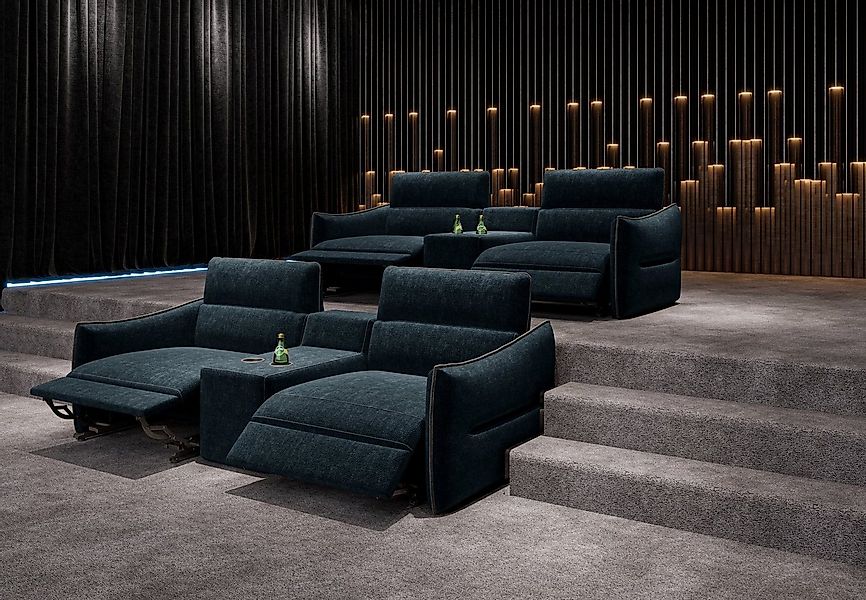 moebeloutlet.de Big-Sofa Prisma Kinosofa 2-Sitzer Mare Profondo, Kinosofa z günstig online kaufen