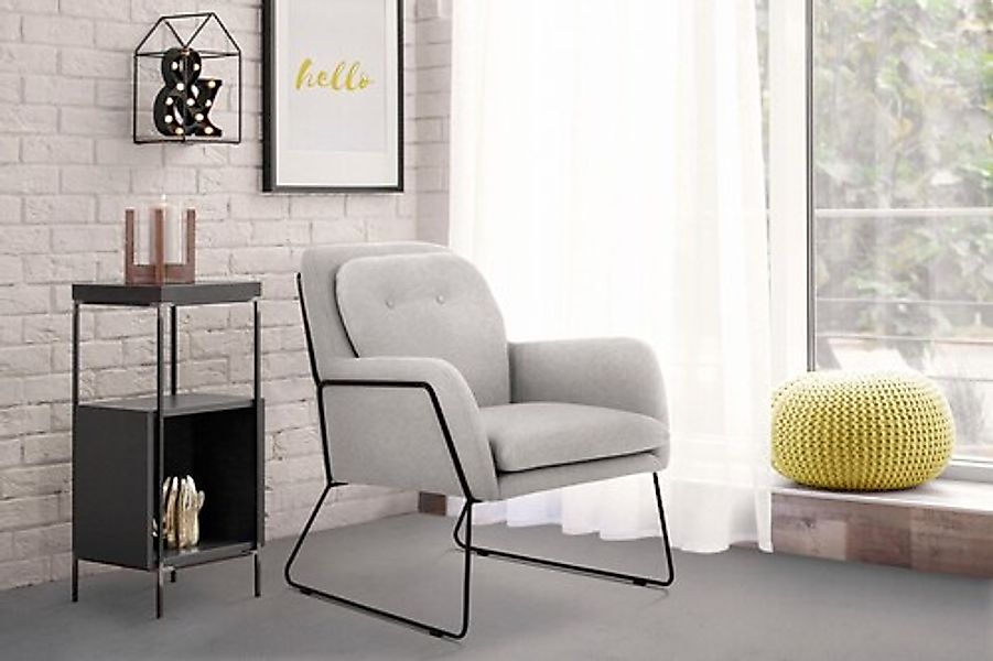 Home affaire Sessel »Flin Cocktailsesel« mit Knöpfen und Kissenoptik im Rüc günstig online kaufen