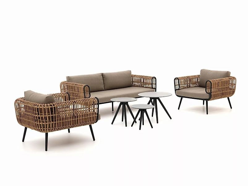 Intenso Averti/Vasaro Sessel-Sofa lounge-Set 6-teilig günstig online kaufen