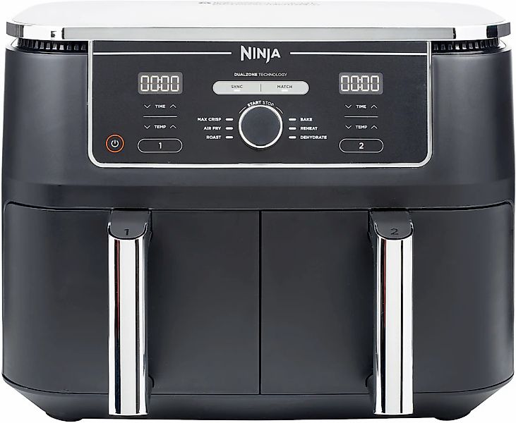 NINJA Heißluftfritteuse "Foodi AF400EU Dual Zone Airfryer" 2470 W Kapazität günstig online kaufen