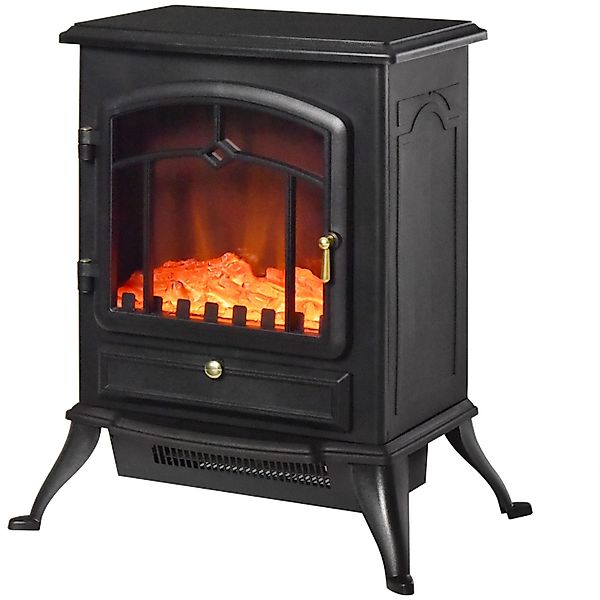 HOMCOM Elektrokamin 1000/2000W mit Überhitzungs-Schutz 45 x 28x54 cm günstig online kaufen
