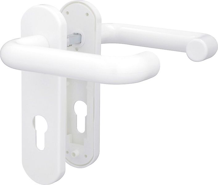 Alpertec Türgriff Alpertec PZ-Kurzschildgarnitur Nylon Kunststoff günstig online kaufen