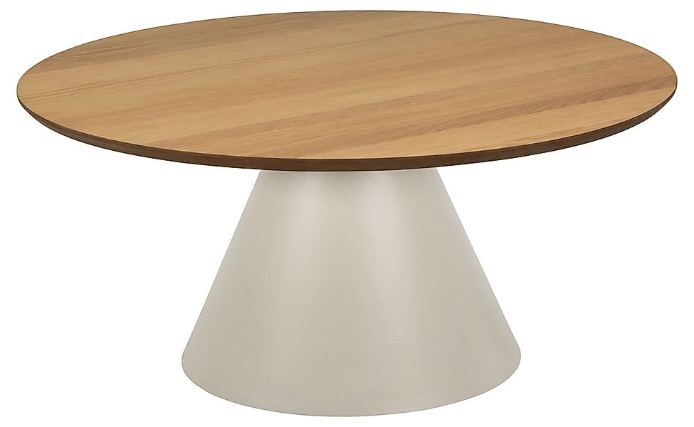 ACTONA GROUP Couchtisch "Soli", Rund Couchtisch, Tischplatte matt Eiche, Sä günstig online kaufen