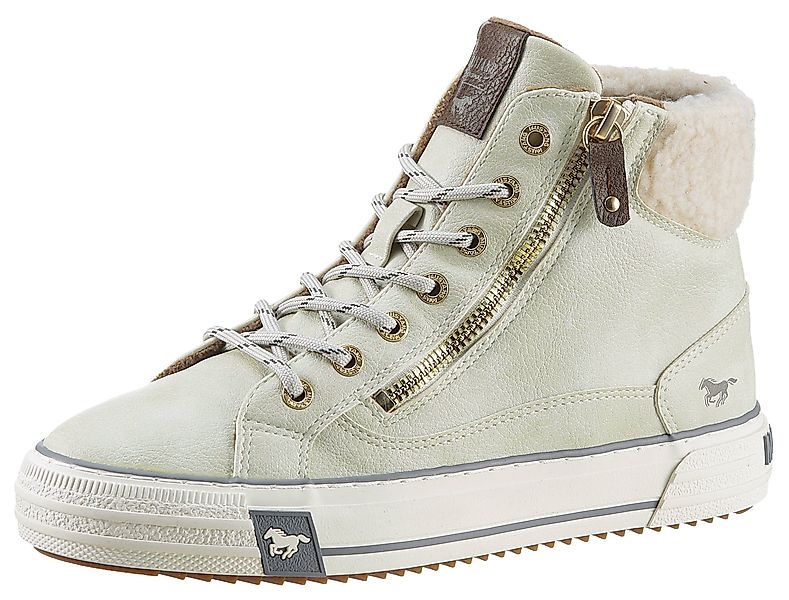 Mustang Shoes Schnürboots mit Reißverschluss außen günstig online kaufen