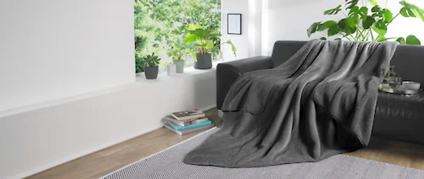 KiNZLER Wohndecke »Demi Flausch«, mit Wendefunktion günstig online kaufen