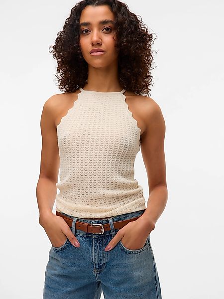 Vero Moda Stricktop "VMPANAMA SL KNIT TOP VMA NOOS", im tollen Ajour-Strick günstig online kaufen