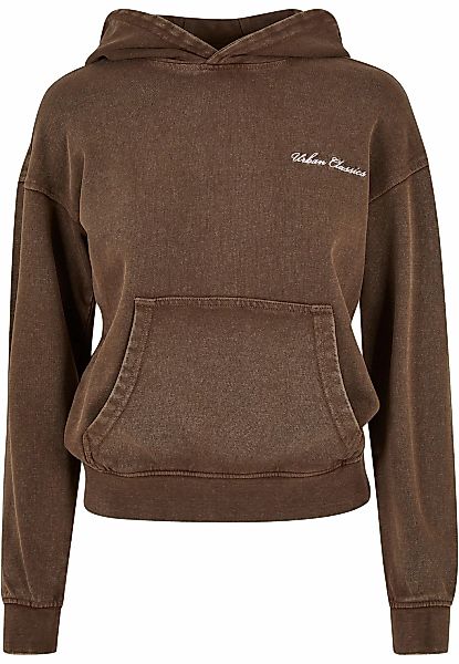 URBAN CLASSICS Kapuzenpullover "Urban Classics Damen Ladies Small Embroider günstig online kaufen