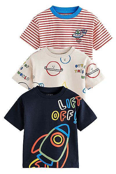 Next T-Shirt Kurzarm-T-Shirts aus 100 % Baumwolle, günstig online kaufen