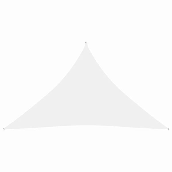 Sonnensegel Oxford-gewebe Dreieckig 5x5x6 M Weiß günstig online kaufen
