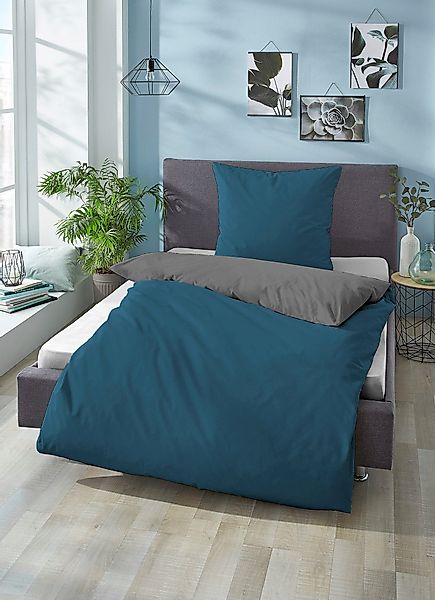 Biberna Wendebettwäsche "Alma in Gr. 135x200, 155x220 oder 200x200 cm" 2 St günstig online kaufen