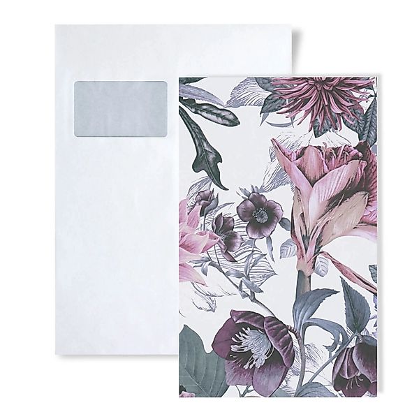 PROFHOME 1 MUSTERSTÜCK S-381752-GU DIN A4 MUSTER der Floralen Tapete günstig online kaufen