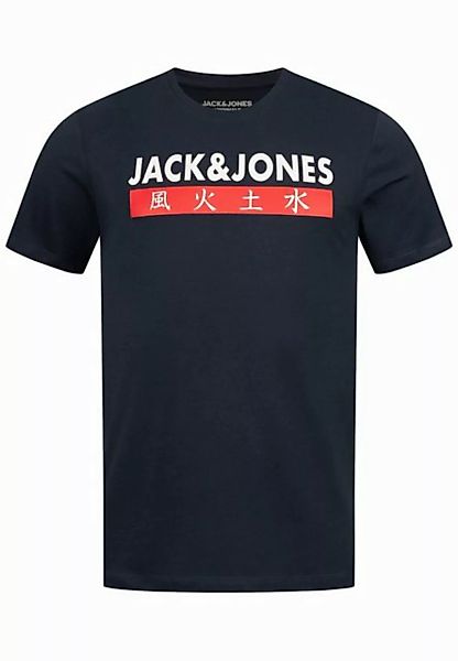 Jack & Jones Print-Shirt ELEMENTS TEE SS CREW NECK Kurzarmshirt aus Baumwol günstig online kaufen