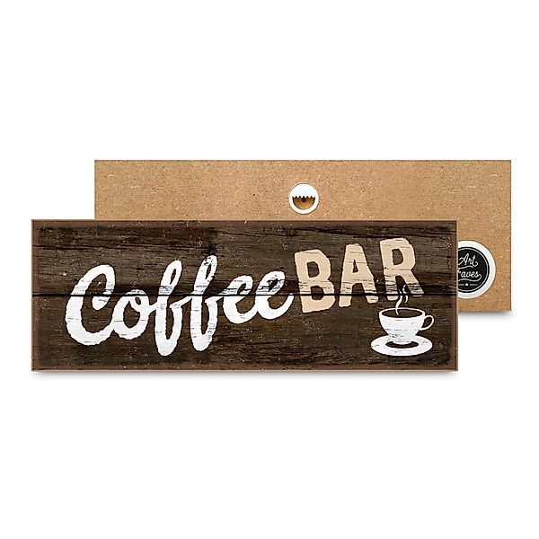 ARTFAVES Holzbild Holzschild mit Spruch - günstig online kaufen