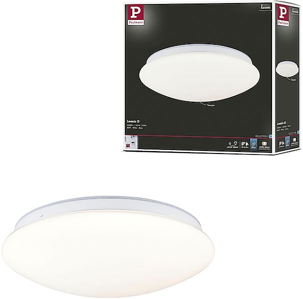 Paulmann LED Wandleuchte »LED Wandleuchte Leonis IP44 HF-Sensor weiß« 1 Stk günstig online kaufen