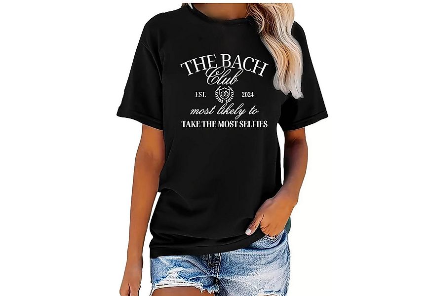 Banco T-Shirt Damen Premium T-Shirt "THE BACH" Unifarben Größen XS bis 6XL günstig online kaufen