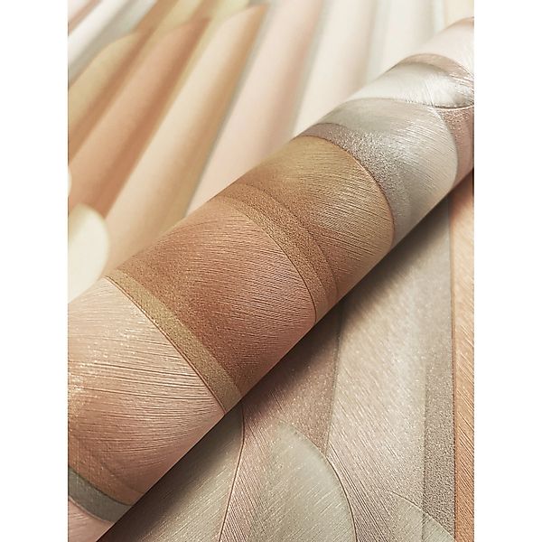 Newroom Vliestapete Morici Rosa Grafik Modern Strukturiert FSC® günstig online kaufen