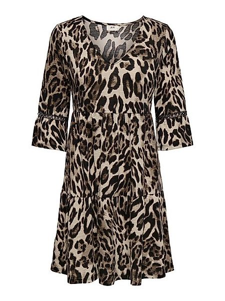 JACQUELINE de YONG Shirtkleid Tunika Kleid mit Ikat-Muster und Trompetenärm günstig online kaufen