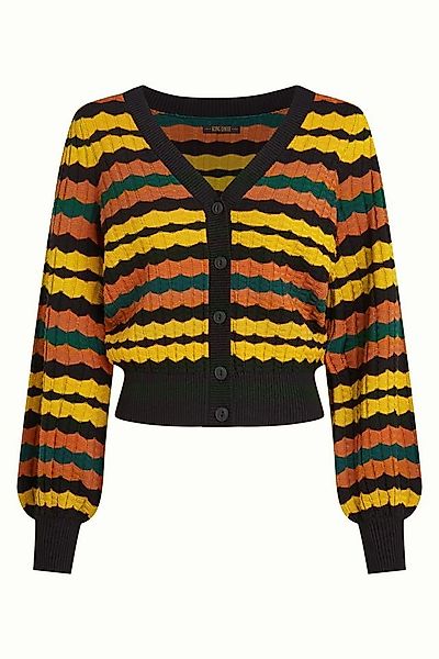 King Louie Cardigan - Farbige Damen-Strickjacke Cardi günstig online kaufen