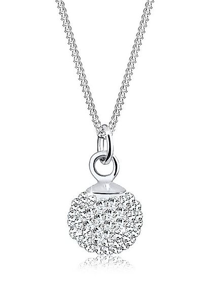 Elli Kette mit Anhänger Anhänger Kugel 925 Silber, mit Kristallen von Swaro günstig online kaufen