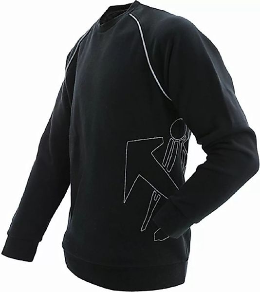 JOB Sweatshirt DACHDECKER-Sweat Sweatshirt Rundhals schwarz günstig online kaufen
