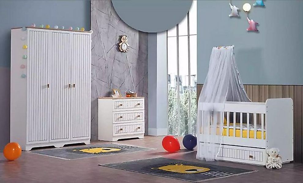 Xlmoebel Bett Kleinkind Raumausstattung Schrank Bett Kinderzimmer Baby Wick günstig online kaufen