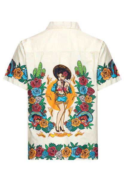 KingKerosin Kurzarmhemd Acapulco Gold mit auffälligem günstig online kaufen