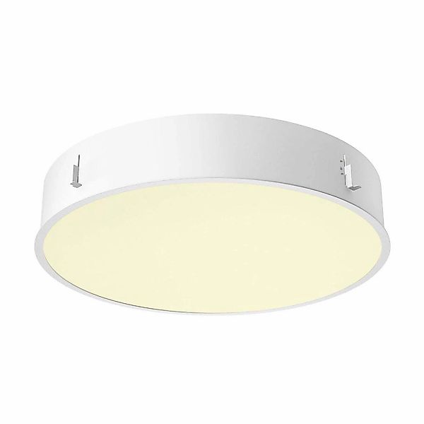 LED Deckeneinbauleuchte Medo in Weiß 33W 4600lm mit Rahmen günstig online kaufen