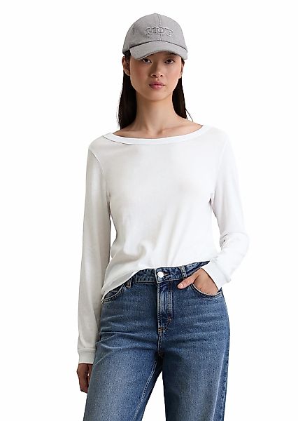 Marc OPolo Langarmshirt "aus Organic Cotton" günstig online kaufen