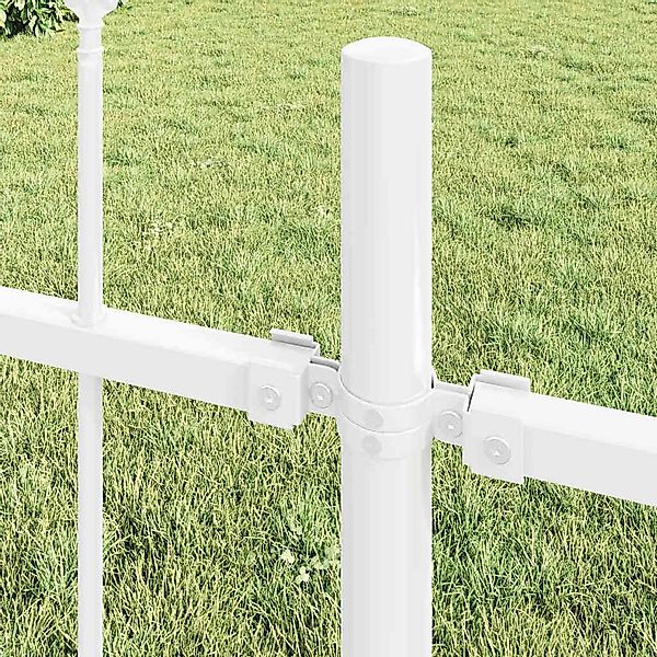 vidaXL Gartenzaun Gartenzaun Weiß 1.7 x günstig online kaufen
