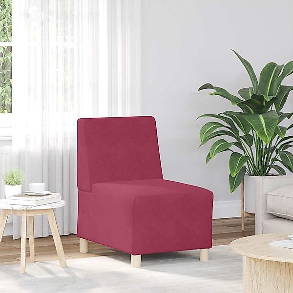vidaXL Sofa Modulares Armfreies Sofa 3 günstig online kaufen