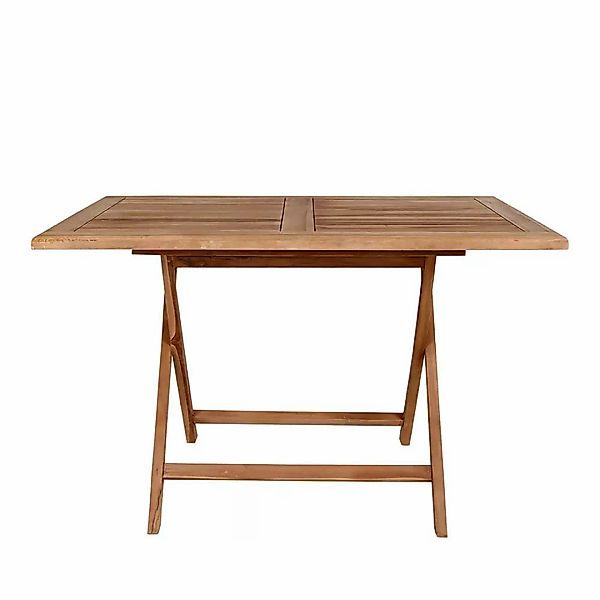 Klappbarer Tisch aus Teak Massivholz Garten günstig online kaufen