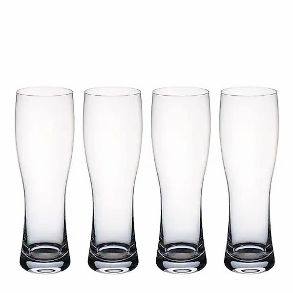 Villeroy & Boch Bierglas »Weizengläser Purismo Beer 500 ml 4er Set transpar günstig online kaufen