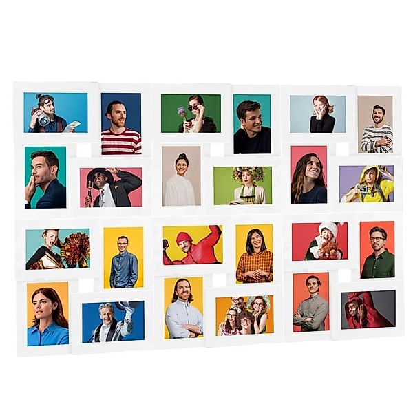 vidaXL Bilderrahmen Collage Bilderrahmen für 24x(10x15 günstig online kaufen