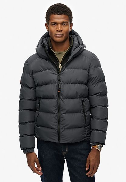 Superdry Steppjacke "HOODED SPORTS PUFFER JACKET" mitKapuze günstig online kaufen