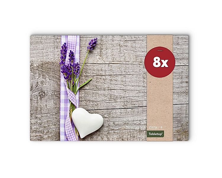 matches21 HOME & HOBBY Platzset Abwaschbare Tischsets 8er Set Landhaus-Stil günstig online kaufen