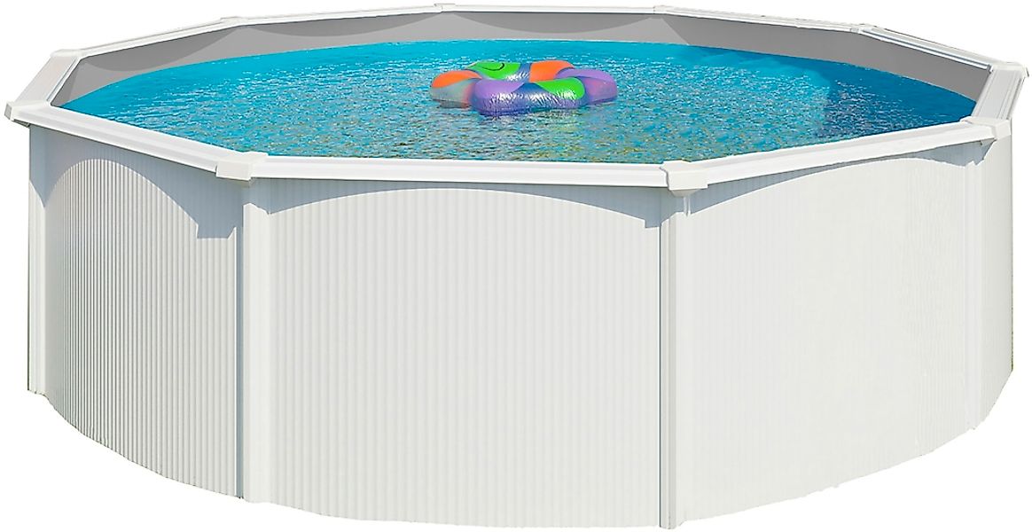 KWAD Rundpool "Green line Evolution" 4,6x1,32 weiß Folie in blau, sand oder günstig online kaufen