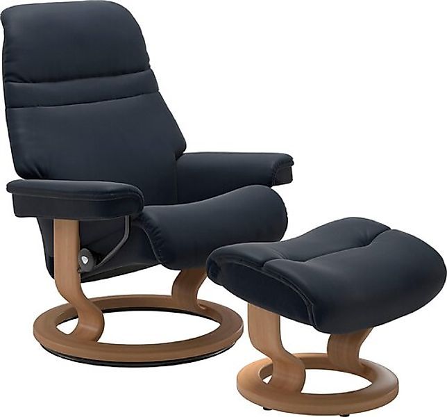 Stressless® Relaxsessel »Sunrise« Relaxsessel mit Hocker, mit Classic Base, günstig online kaufen