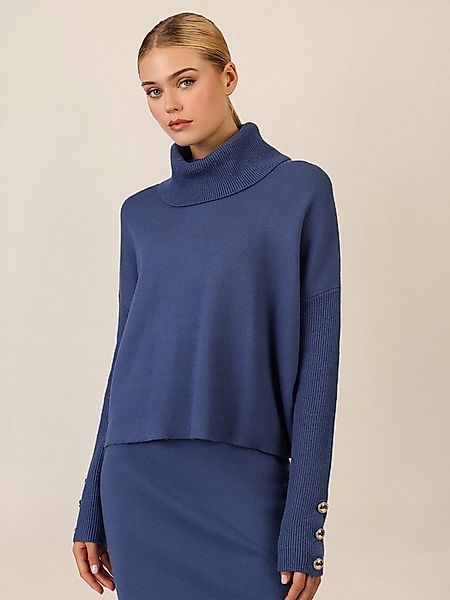 Apart Rollkragenpullover mit Rollkragen und Schmuckknöpfen günstig online kaufen
